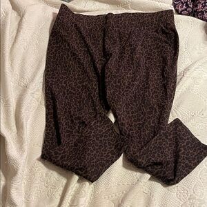 Faded Glory Women’s Leopard  Print Jeggings - Brown